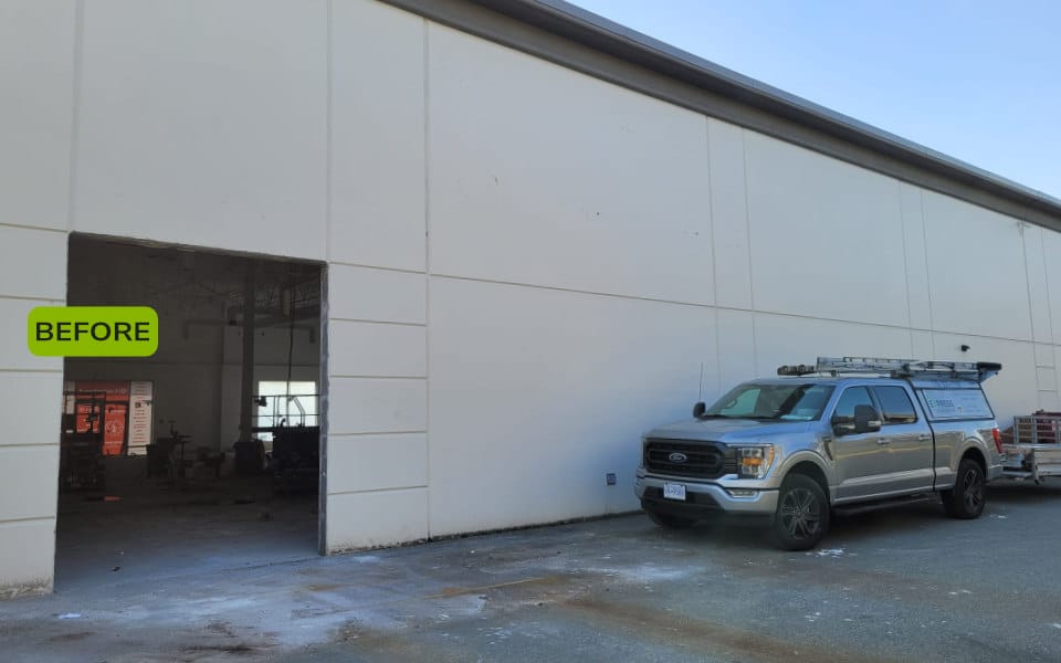 Express Door Repairs before and after Commercial Garage Door 4 before v1 Gallery 9
