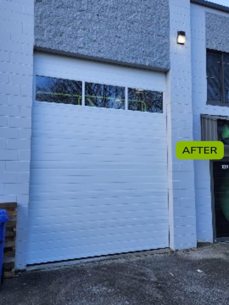 Express Door Repairs before and after Commercial Garage Door 5 after v1 Gallery 15