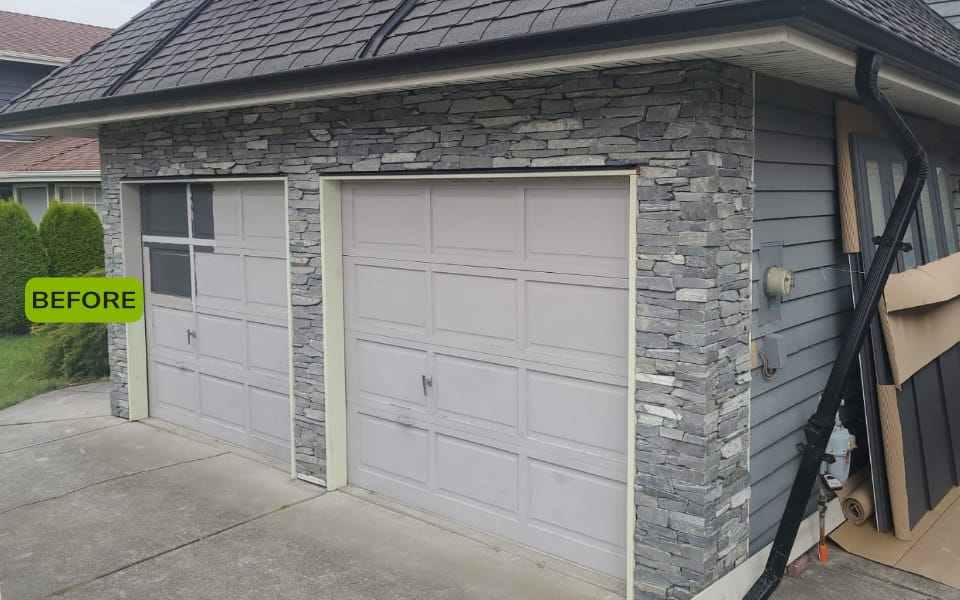 Express Door Repairs before and after Residential Garage Door 4 before v1 Gallery 37