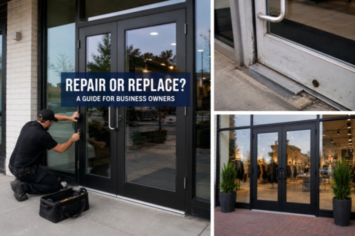 Express Door Repair Repair or Replace Your Storefront Door